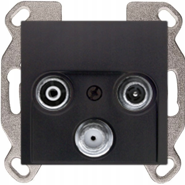 

Gniazdo Rtv Sat przelotowe B.kwadrat Berker Hager