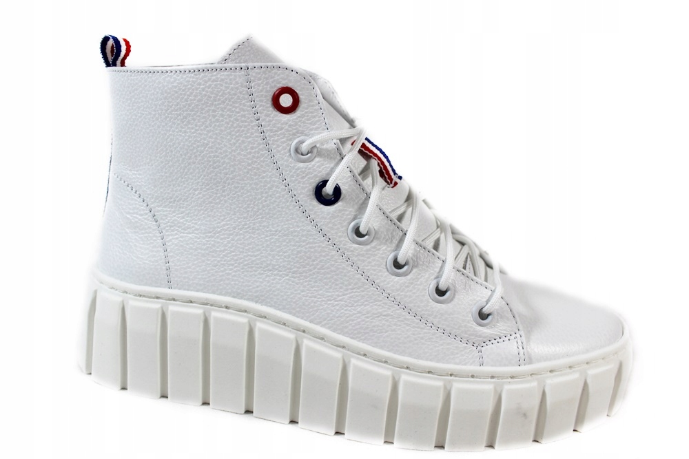 Tenisky Voogh 3822 VEL.37 Kůže Bílá Lico