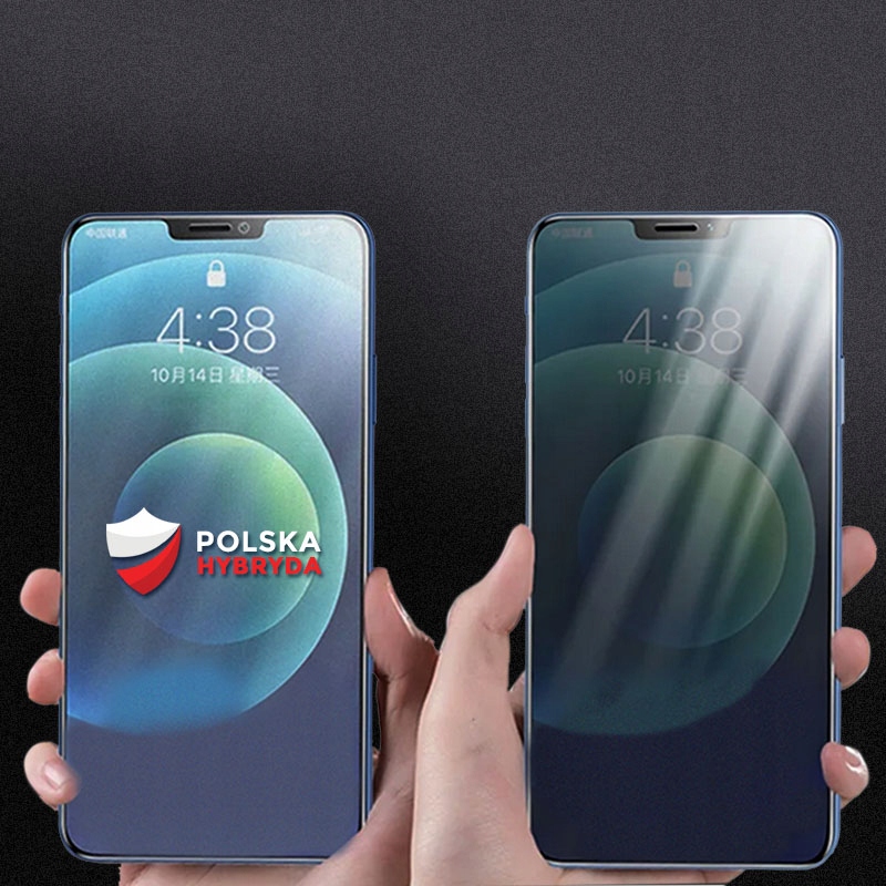 FOLIA MATOWA DO APPLE IPHONE 13 HYDROŻELOWA BRAK ODCISKÓW PALCÓW ORYGINAŁ Zestaw do aplikacji tak