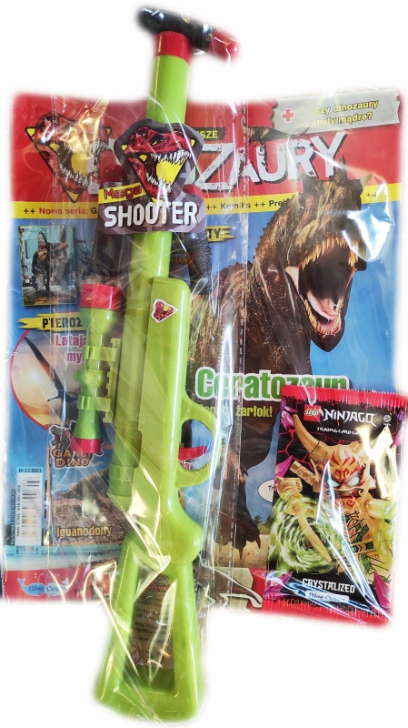 Najsłynniejsze Dinozaury 3/2023 Strzelba Karty