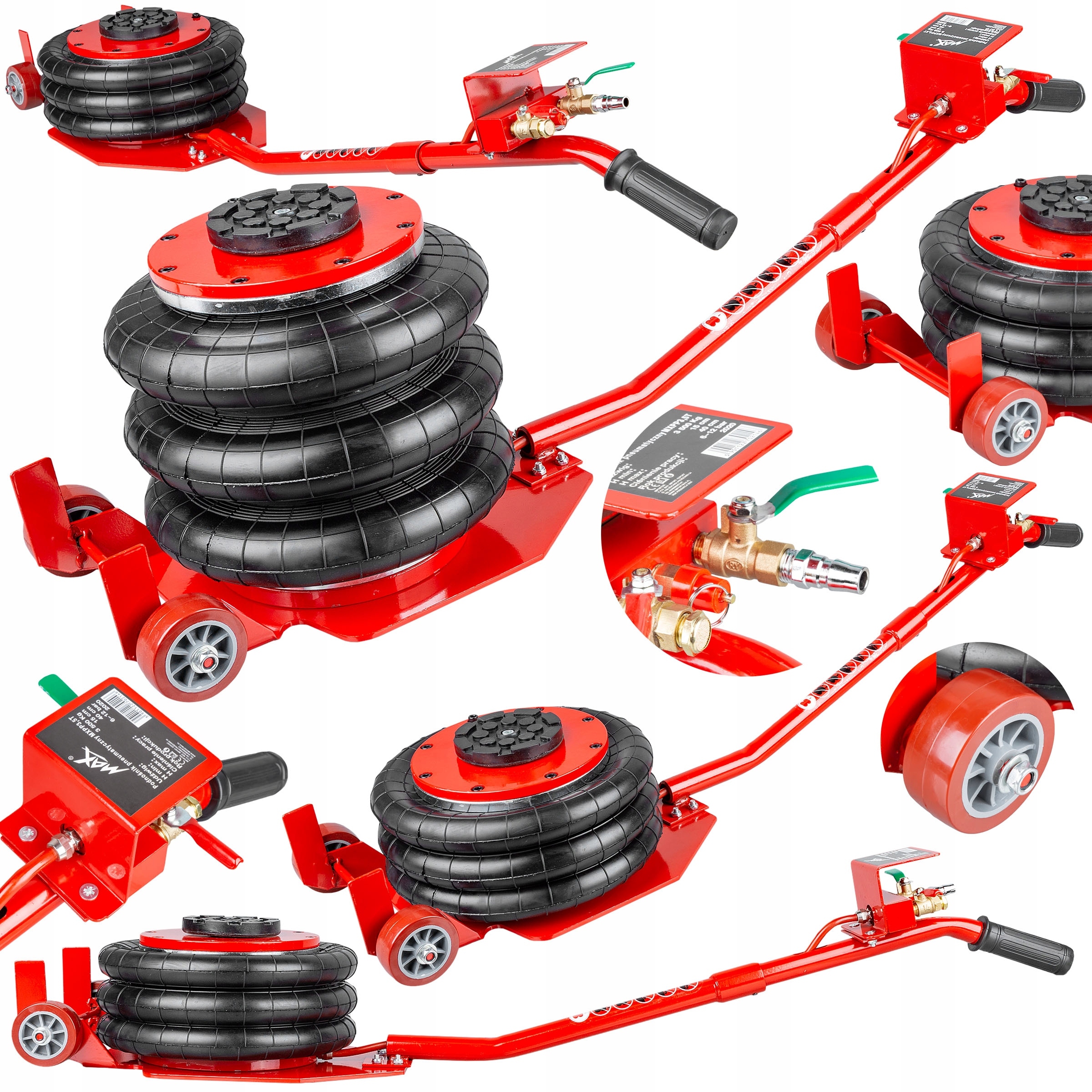 PODNOSNIK PNEUMATYCZNY BALWANEK PODUSZKA 3 5T