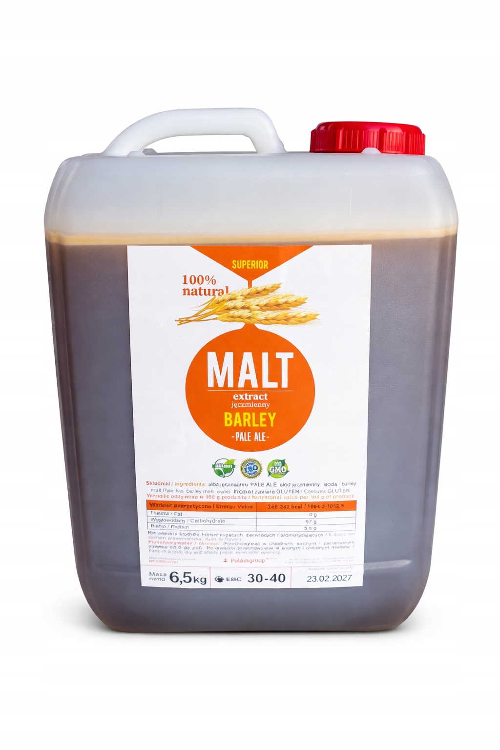 Ekstrakt słodu jęczmiennego Pale Ale EBC-30 (6,5 kg)