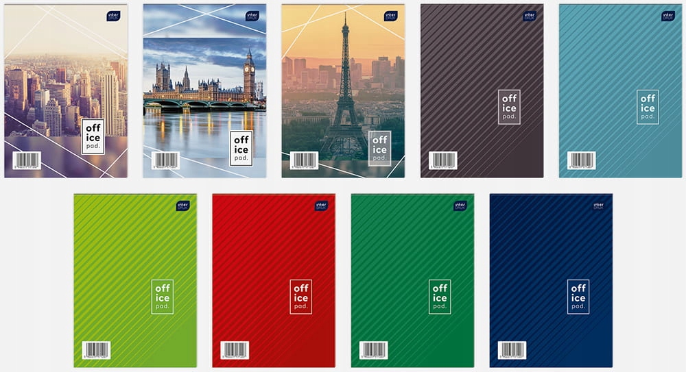 Blok biurowy notes A6 100 kartek kratka Interdruk Marka Interdruk