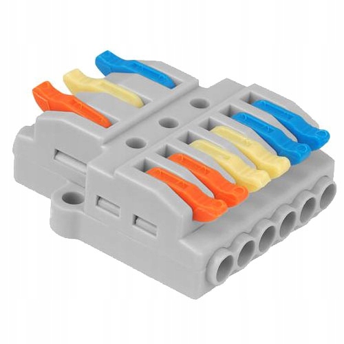 

Szybkozłącze kostka elektryczna rozgałęźnik 3 na 6