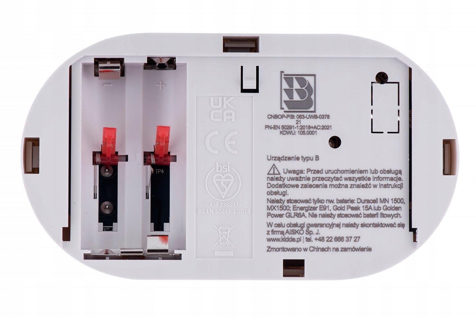 Detektor oxidu uhelnatého Bezdrátový detektor Co Kidde K5DCO LCD 10 let