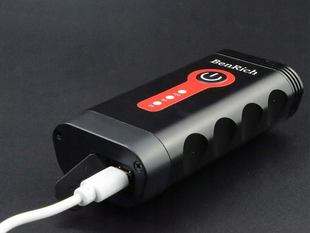 LAMPKA ROWEROWA PRZEDNIA LATARKA LED OŚWIETLENIE PRZÓD NA ROWER USB Model Y10