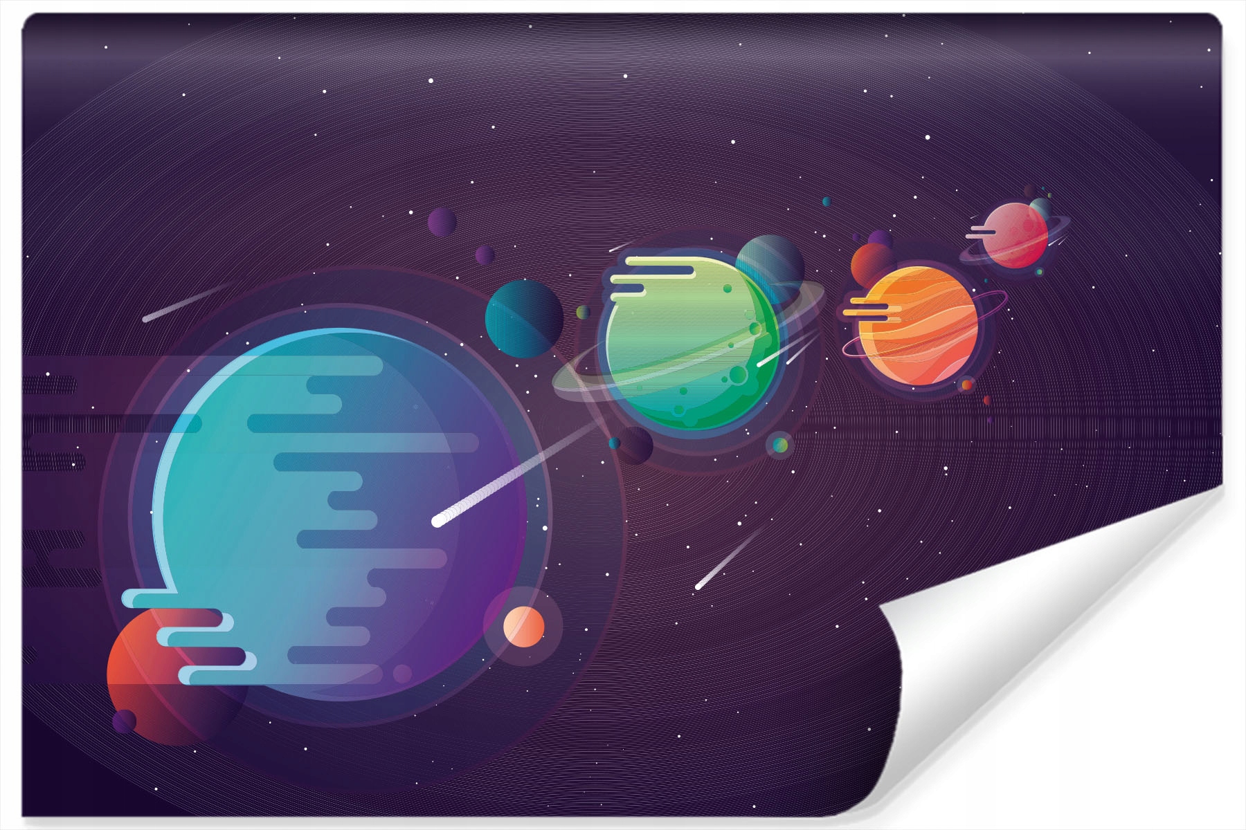 Dětská fototapeta Planety Vesmír 360x240