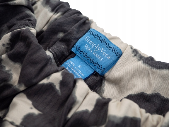 VERA WANG SPÓDNICA, ROZM. M Wzór dominujący kwiaty