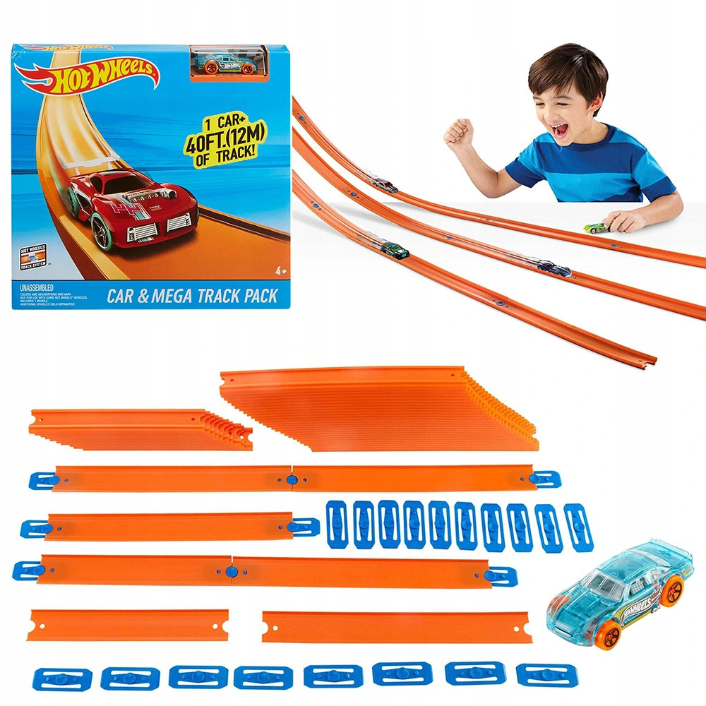 

Hot Wheels FTL69 zestaw torów 12m auto