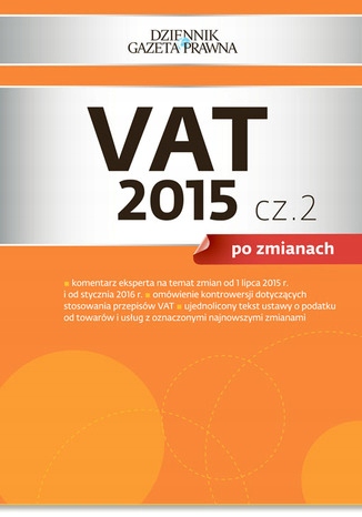 VAT 2015 po zmianach cz. 2