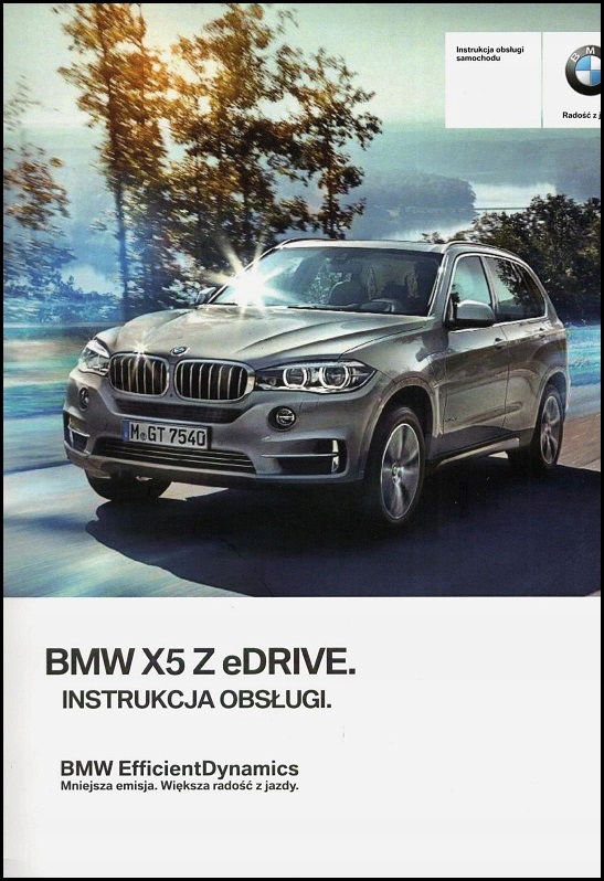 BMW X5 F15 POLSKA INSTRUKCJA OBSŁUGI eDRIVE