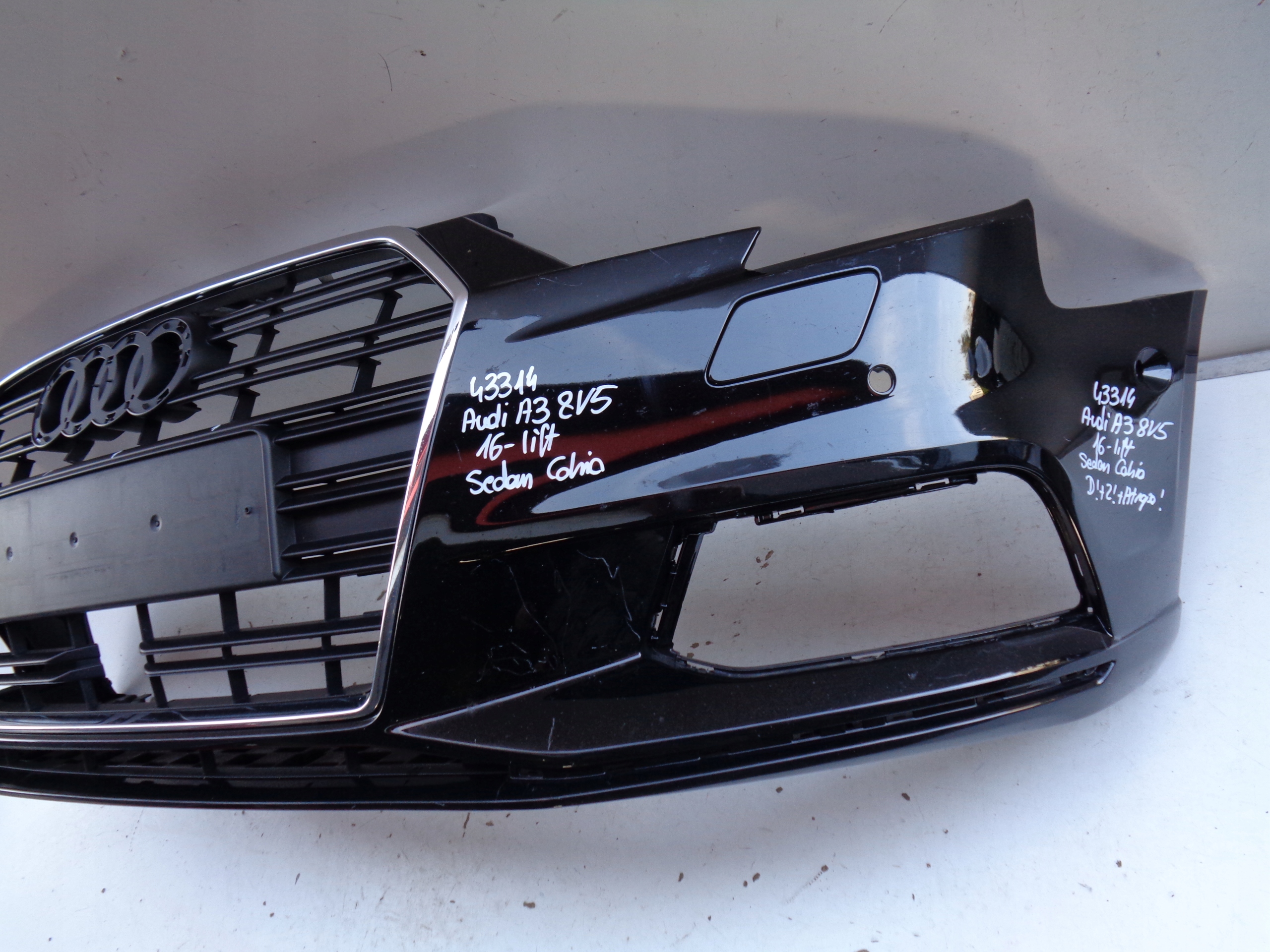 front bumper AUDI A3 8V 8V5 16- LIFT sedan CABRIO NR 43314
