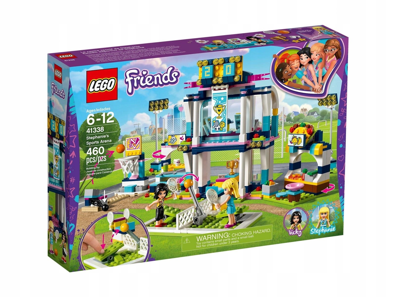 Lego Friends 41338 Sportovní stadion Stephanie Nové