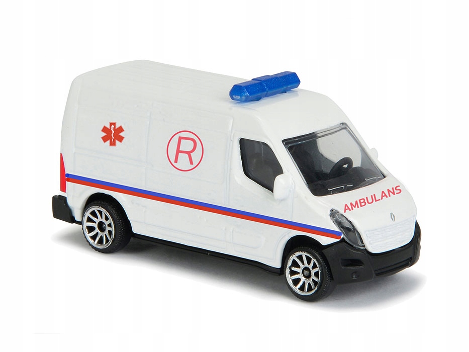 

Majorette Pojazd Sos Renault Master Ambulans