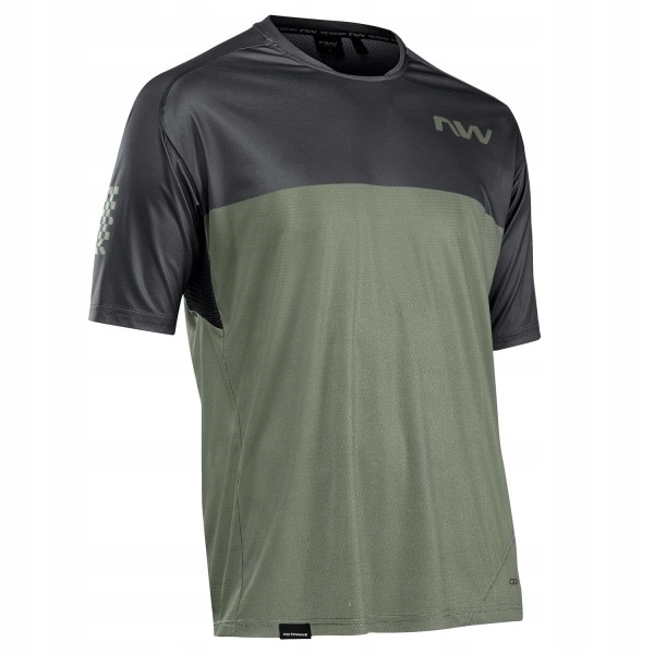 Męska Koszulka Rowerowa Jersey Mtb Northwave Edge Forest Green r. S