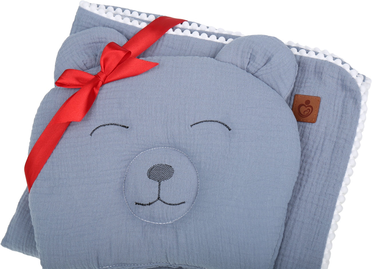 KOCYK MUŚLINOWY + PODUSZKA OTULACZ MIŚ BABYMAM Bohater brak