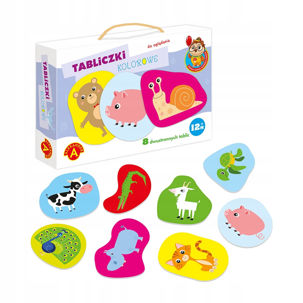 Tabliczki kolorowe-Sówka Mądra Główka 1796