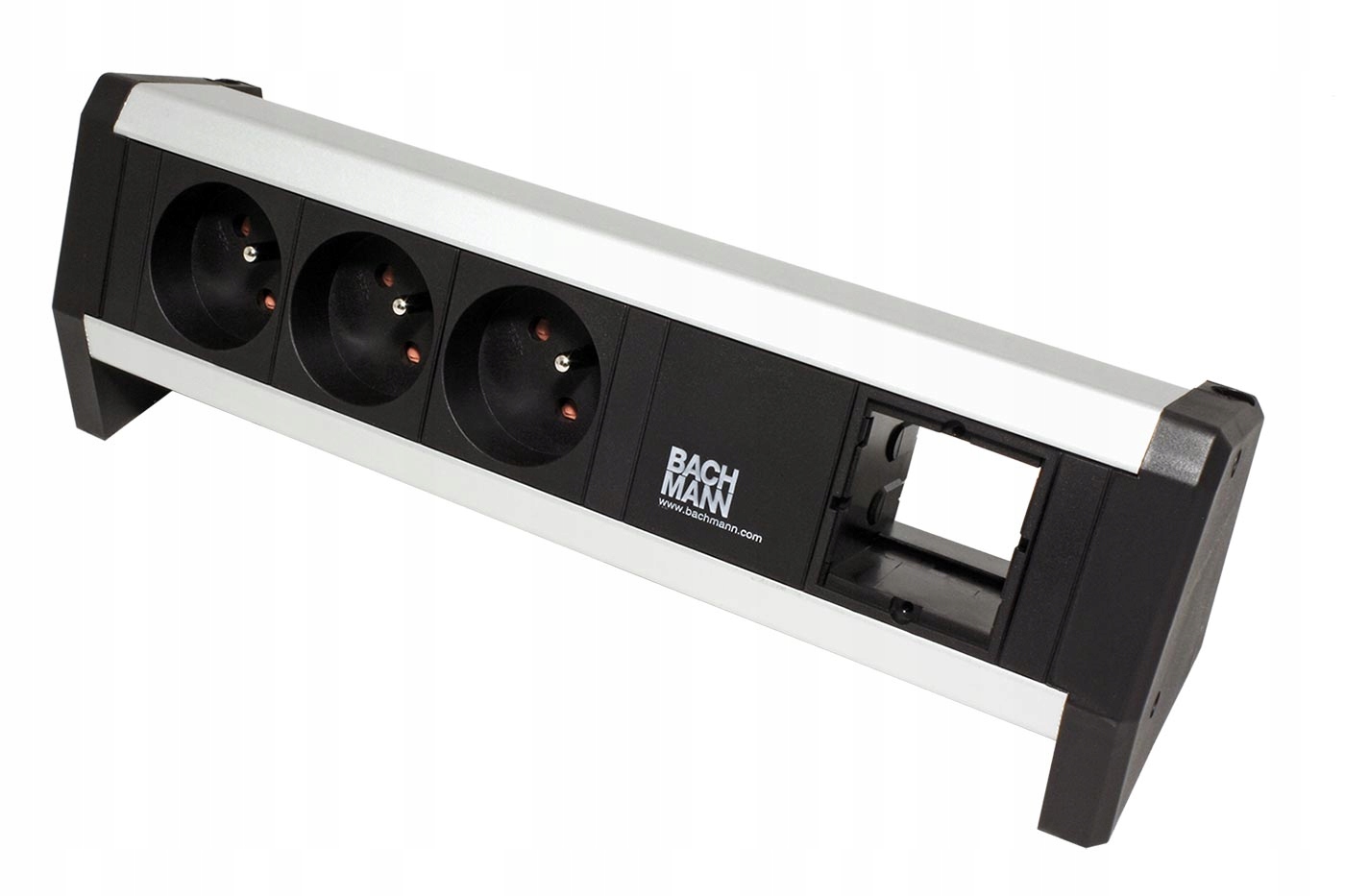 Bachmann Systém Desk 1, 3x zásuvka Cz, 1x volné (902.004)