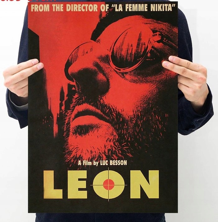 

Plakat Leon papier Craft efekt Retro 51 x 35 cm