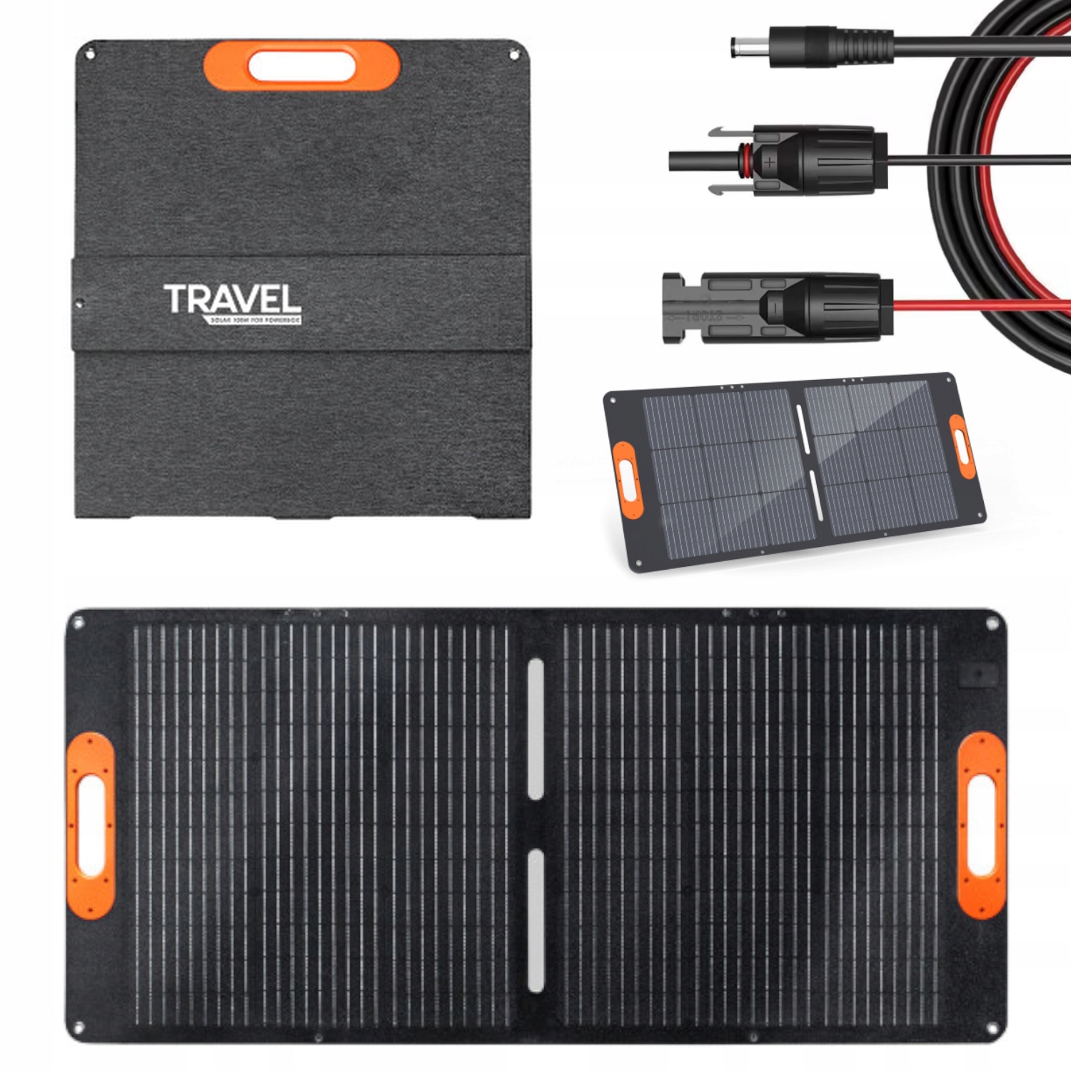 Przenośny Składany Panel Solarny 100W Volt Polska Travel Solar Do Powerbox