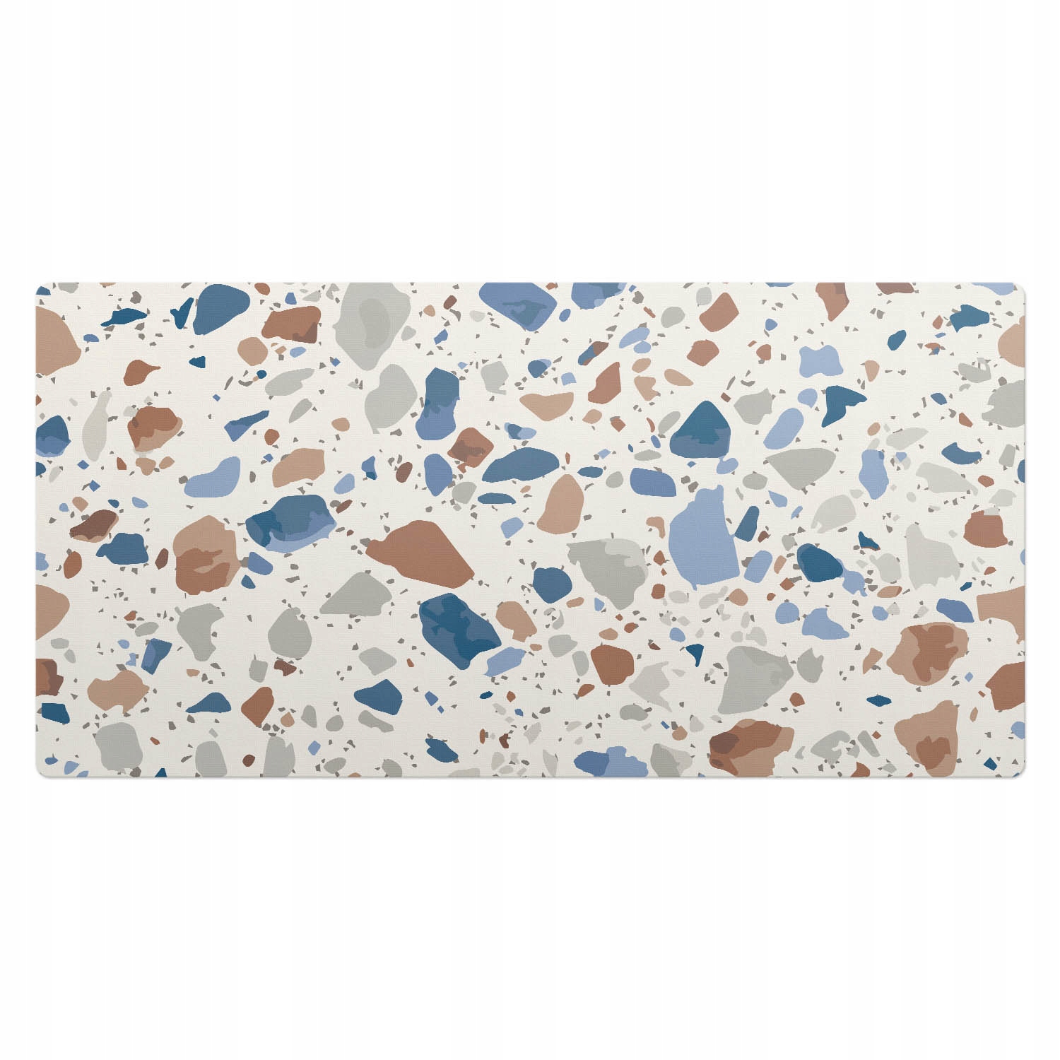 Vinylová podložka na psací stůl Terazzo vzor v jemných odstínech 100 x 50 cm