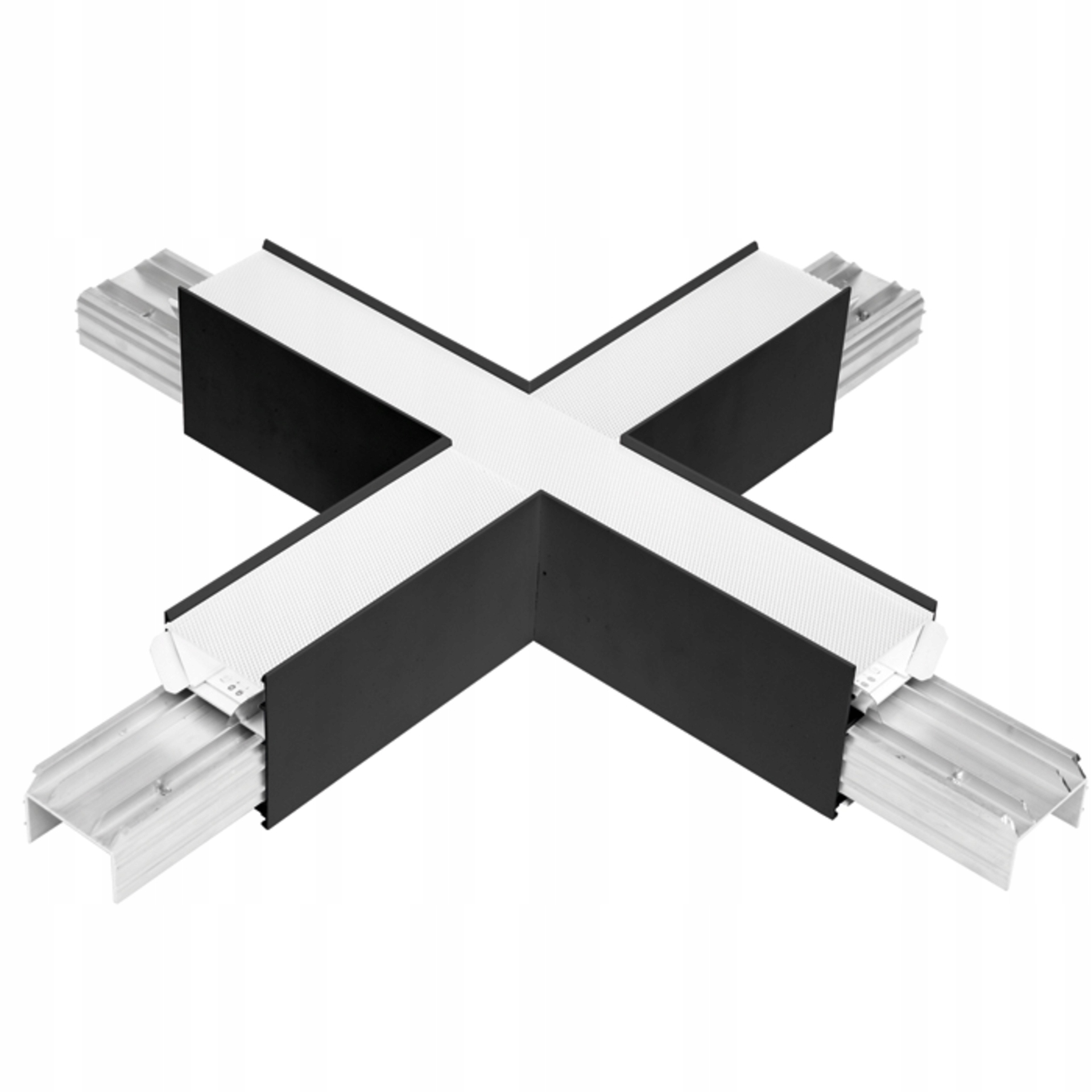 Ecolite Led spoj X linear 15W, 1650lm, 4000K, čierna LN5070-SPOJ/X-15W/CR