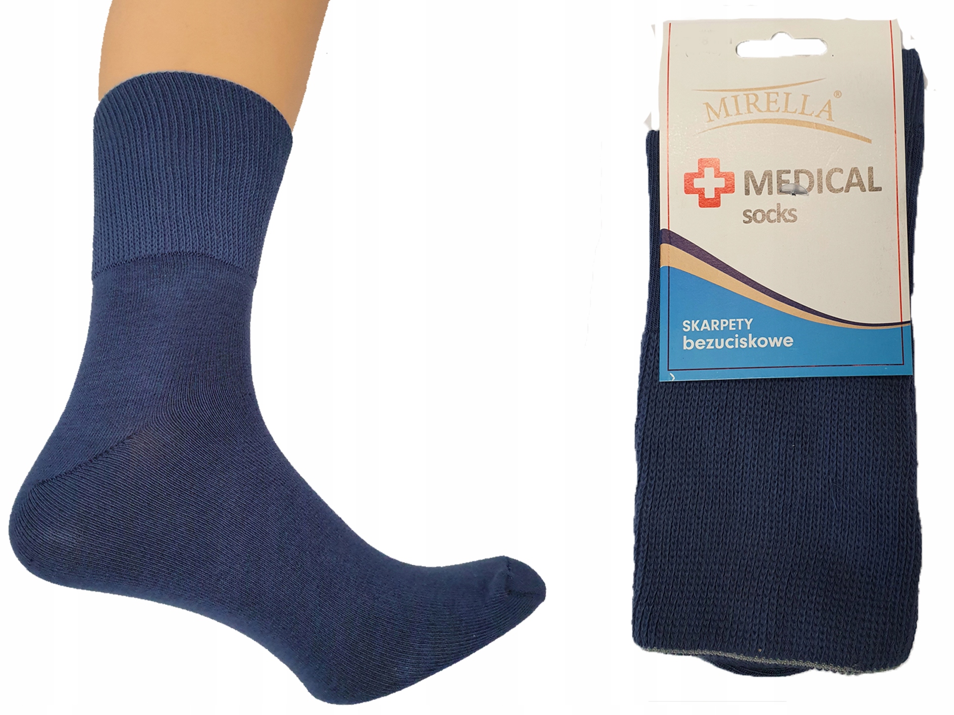 

Skarpety damskie bezuciskowe Medical 38-40 Jeans