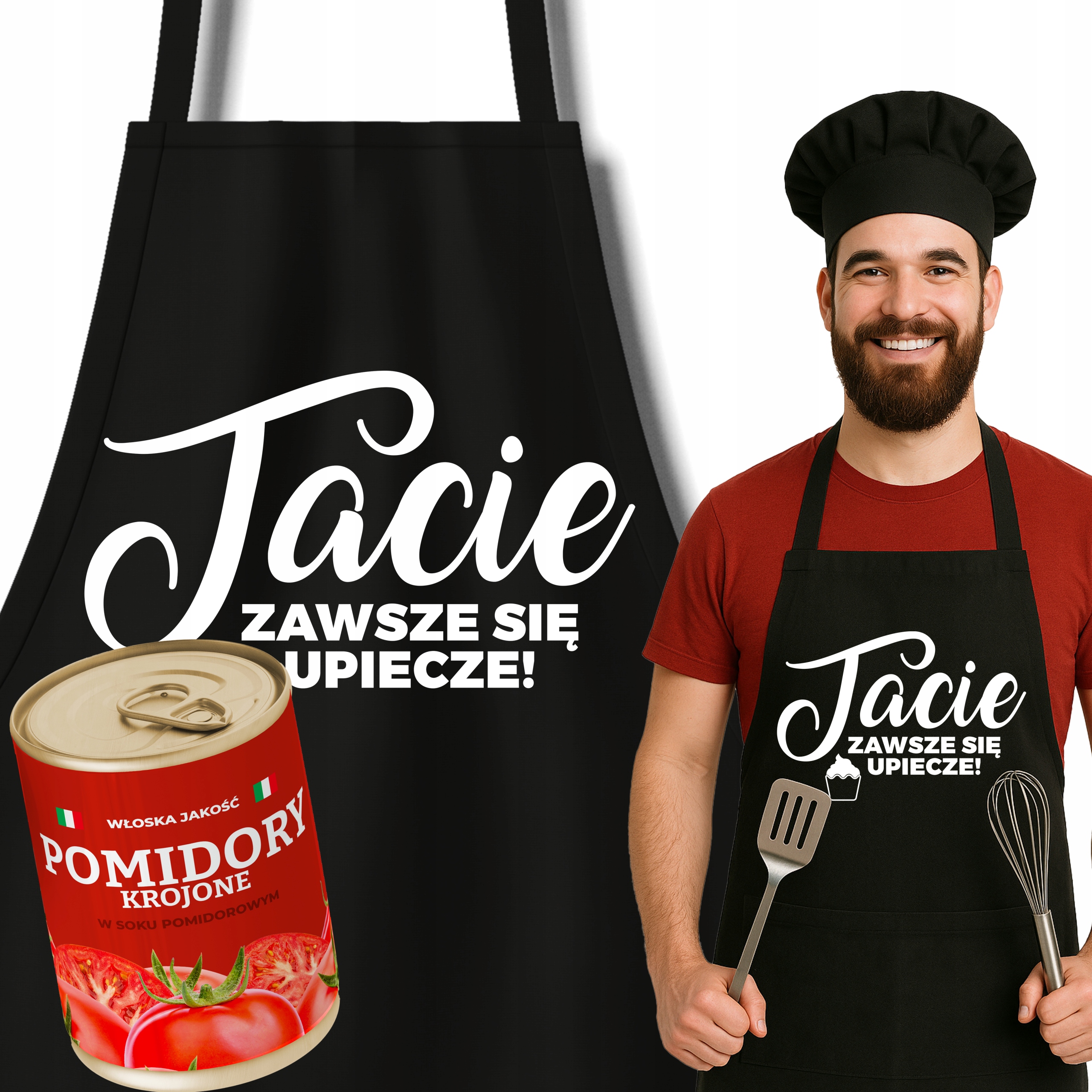 Plechovka Rajčata Zástěra Černý Dárek Den Otců Pro Tátu Tatínka Vždy