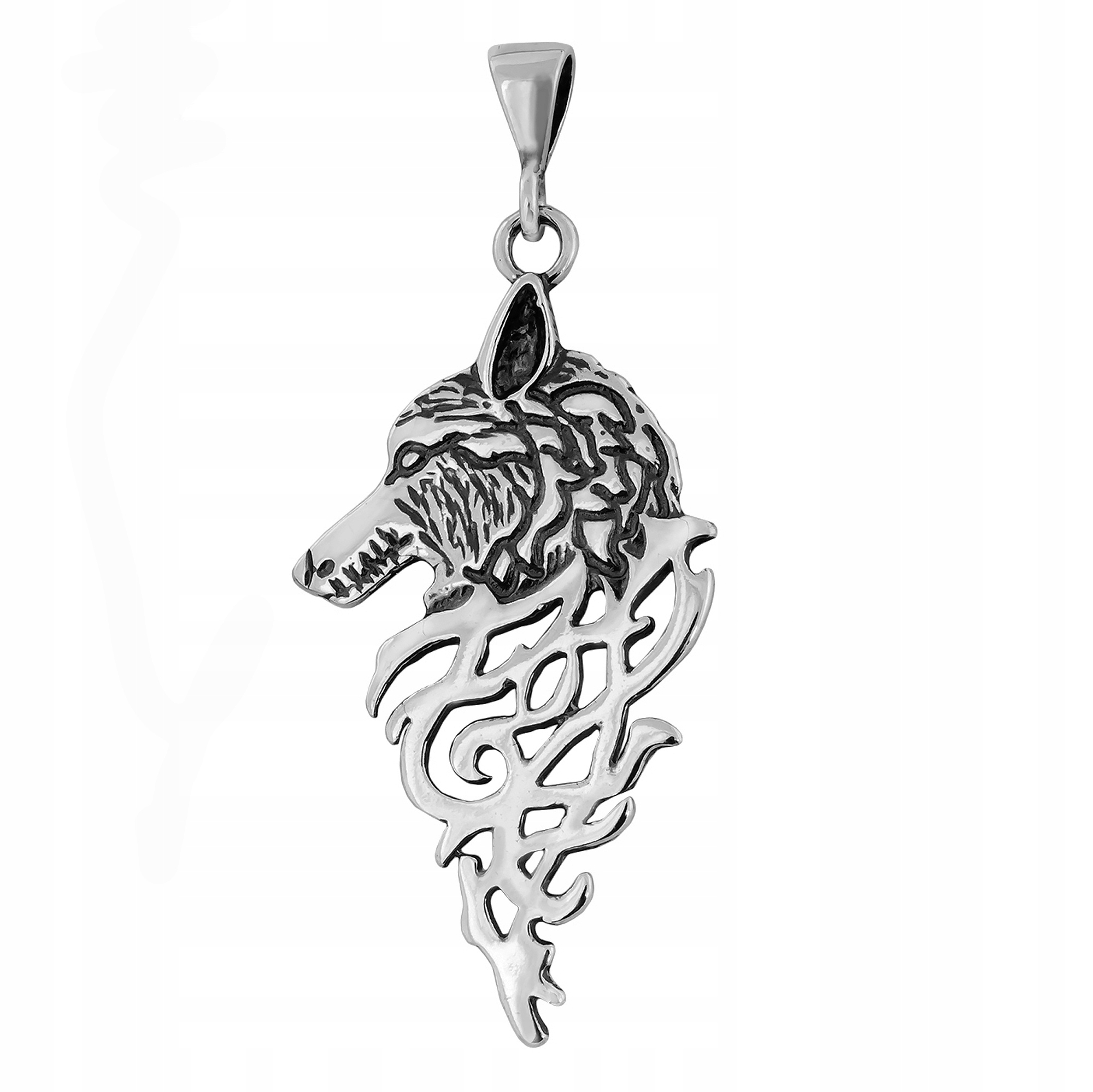 Přívěsek stříbro ryzost 925 Elegantní Přívěsek Vlk Duch severu