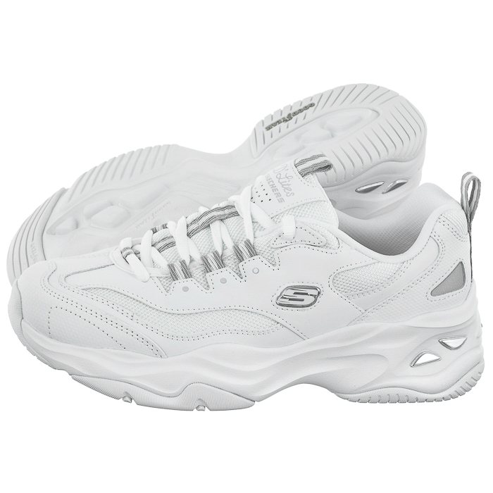 Dámské sportovní boty Skechers D'Lites 4.0 White/Gray 149492/WGY Bílé