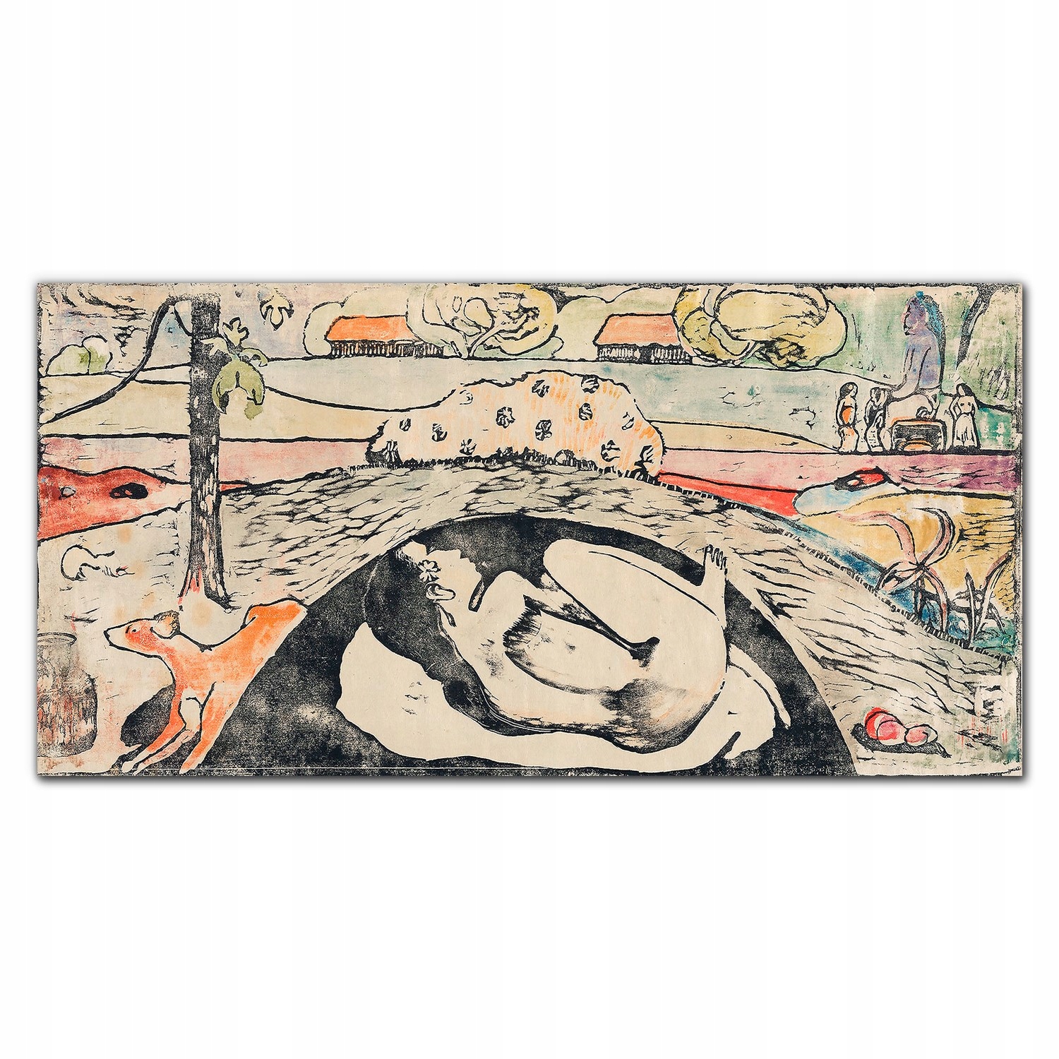 Plátno obraz na stenu Zvieratá domorodci 140x70 cm