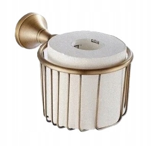 Držiak na papier Kúpeľňové doplnky Old Retro Mosadz