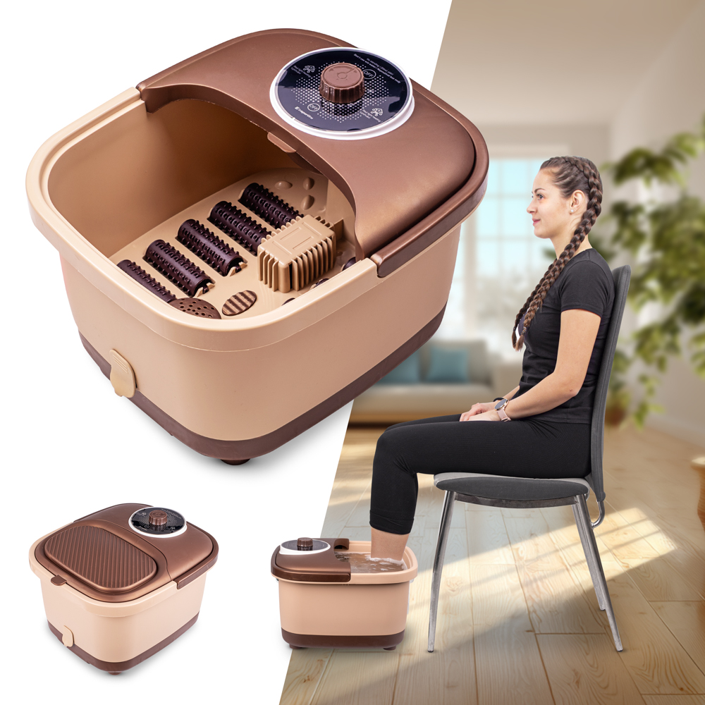 Masażer Do Stóp inSPORTline Kubispa Evo Hydromasaż Podgrzewanie rolki 500W