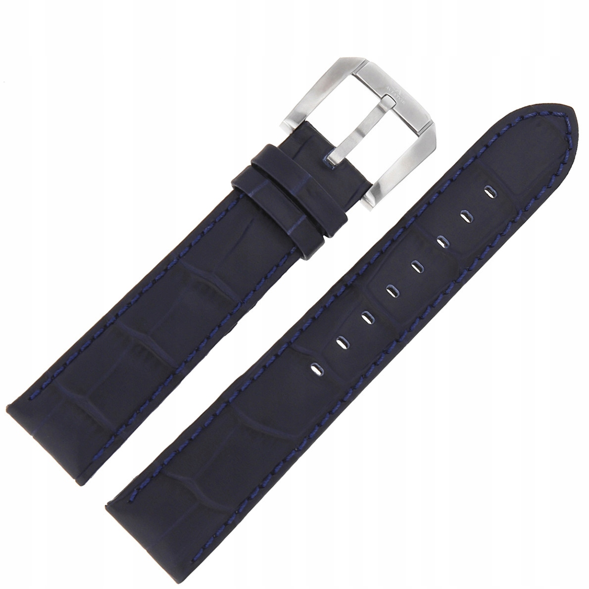 Pásek Aircobra P42 Kožený (V.1.22) 20 mm Modrý matný