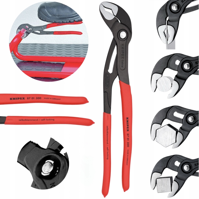 Knipex 87 01 300 Cobra szczypce nastawne do rur