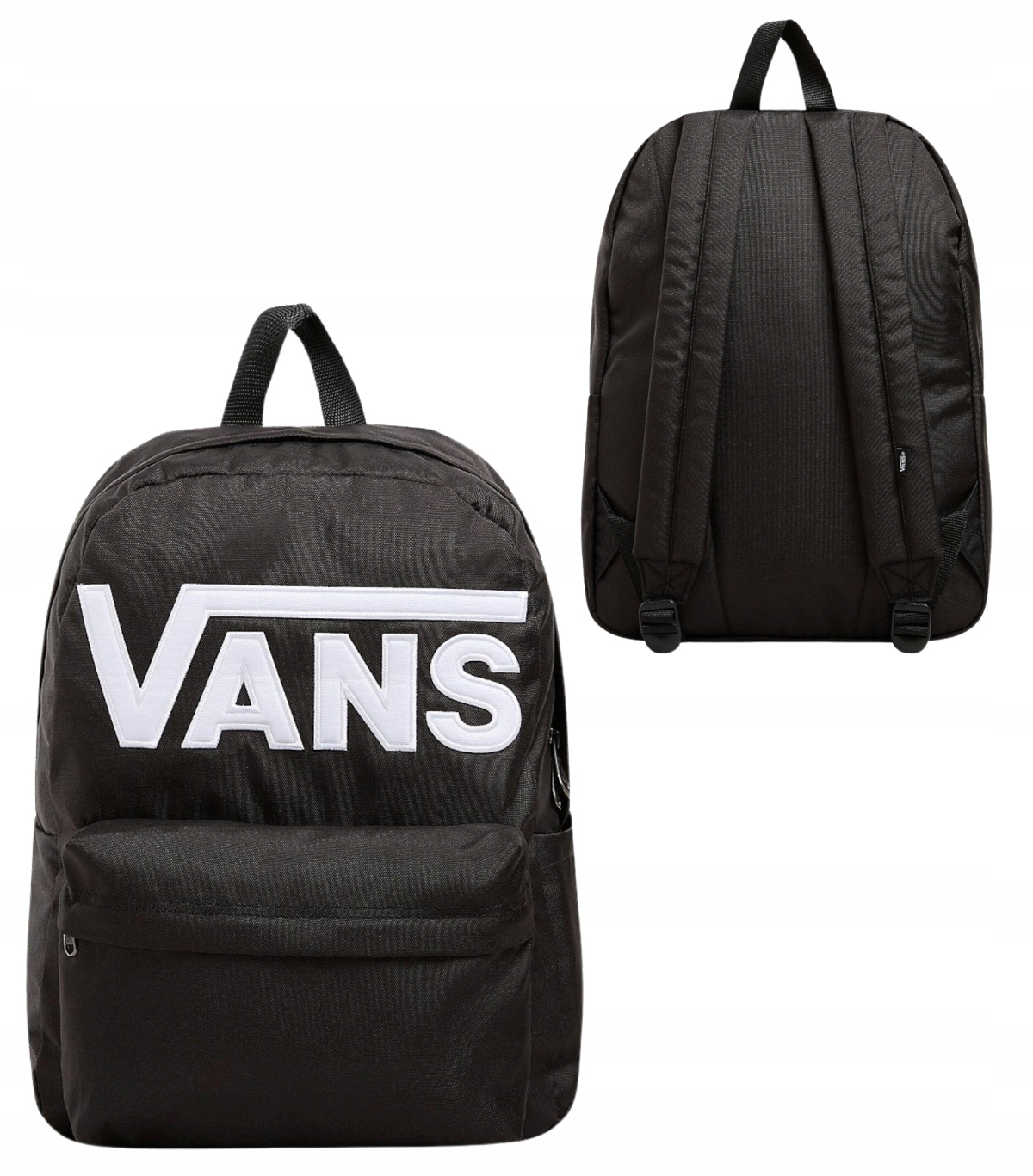 Batoh Vans Školní městský sportovní funkční batoh Černý Klasický