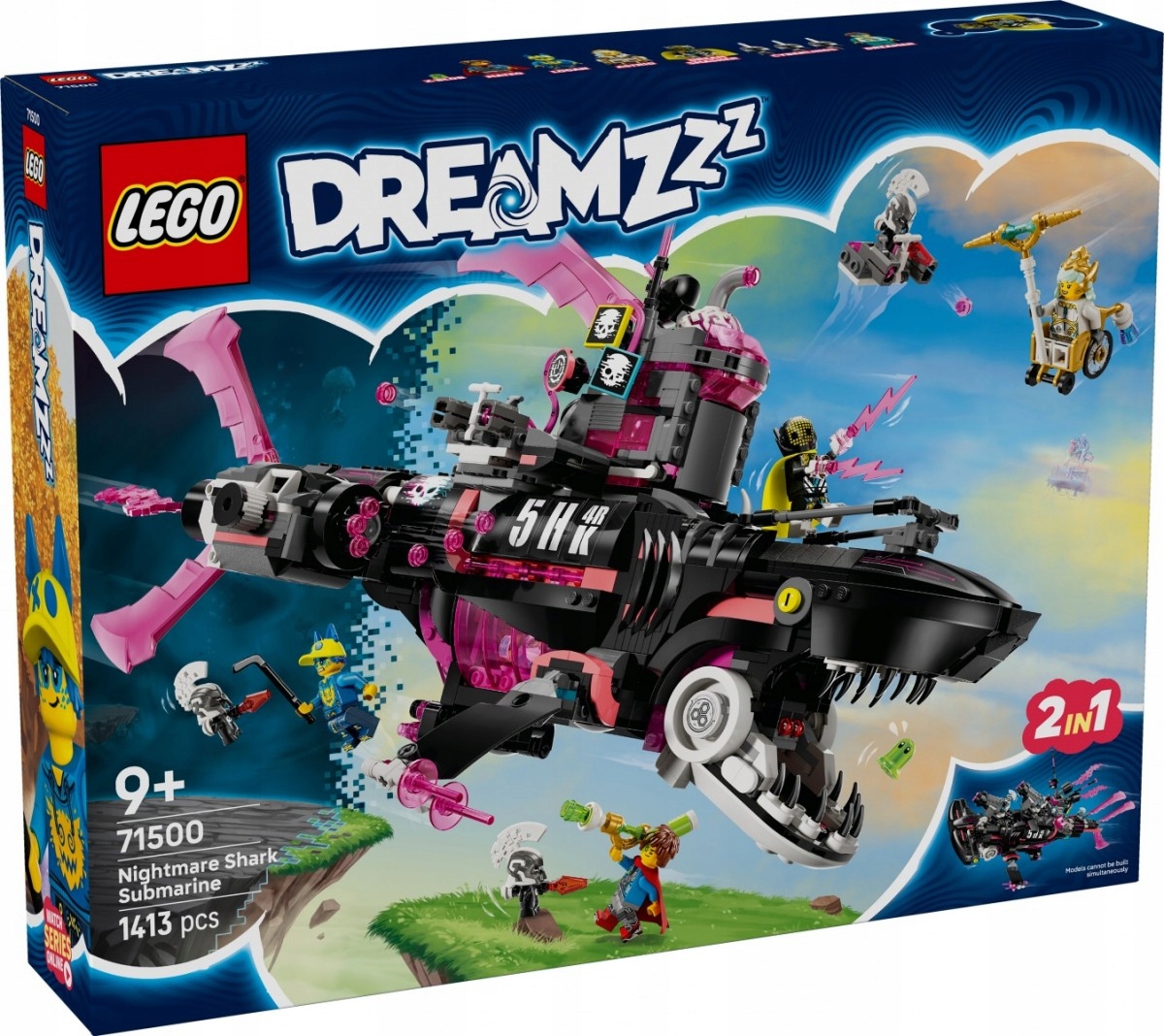 Lego DREAMZzz 71500 Ponorka s noční můrou Stavebnice žraločím člunem