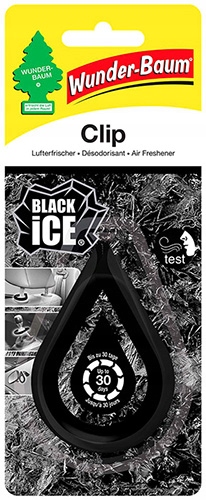 

Zapach samochodowy Wunder Baum Clip Black Ice