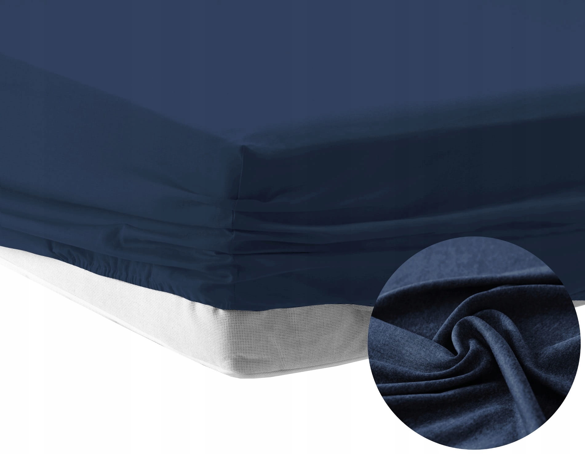 

Prześcieradło jersey z gumką D91 240x220 granat