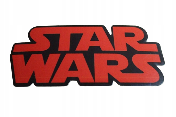 Naklejka Winylowa Gwiezdne Wojny Star Wars Fantasy Sci-fi 8,1 x 3,7 cm