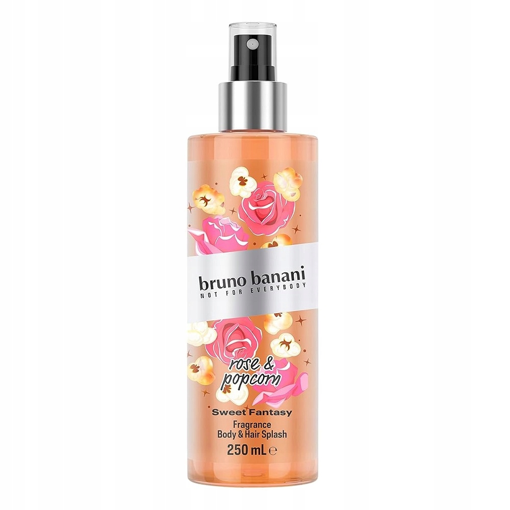 Bruno Banani Fragrance Rose& Popcorn mgiełka do ciała i włosów