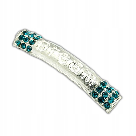 Hurt Tunel Shamballa z Cyrkoniami Niebieski 43x7