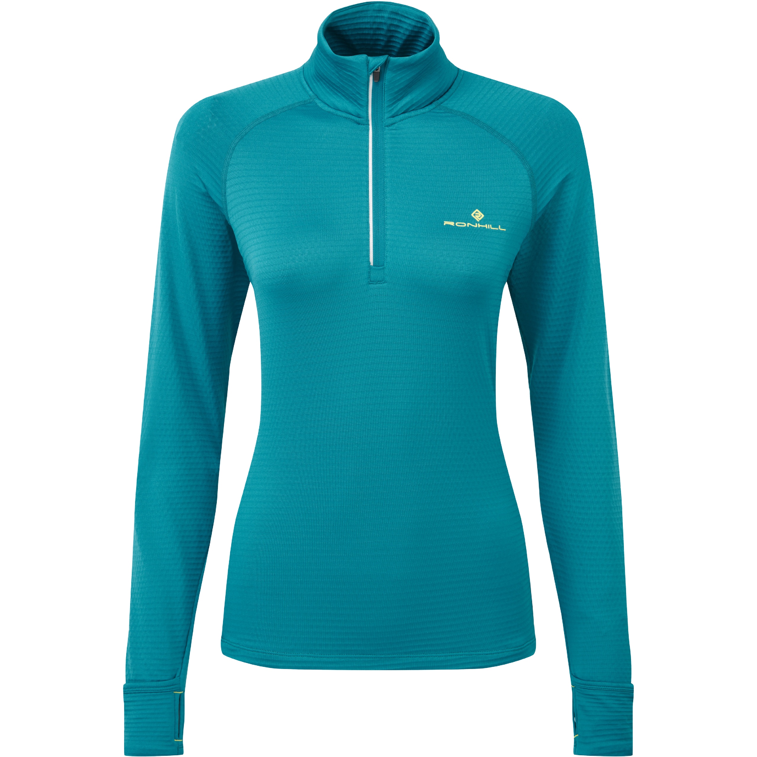Bluza do Biegania Ronhill Sportowa Damska Tech Winter 1/2 Zip Marine/Acid L