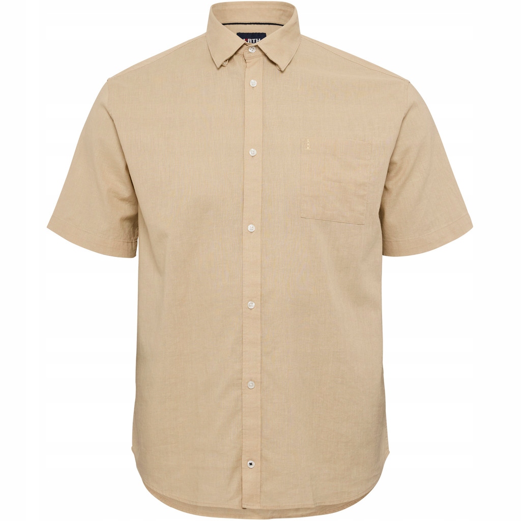 Velká pánská košile North Latitude lněná, velké velikosti, velikost 4XL