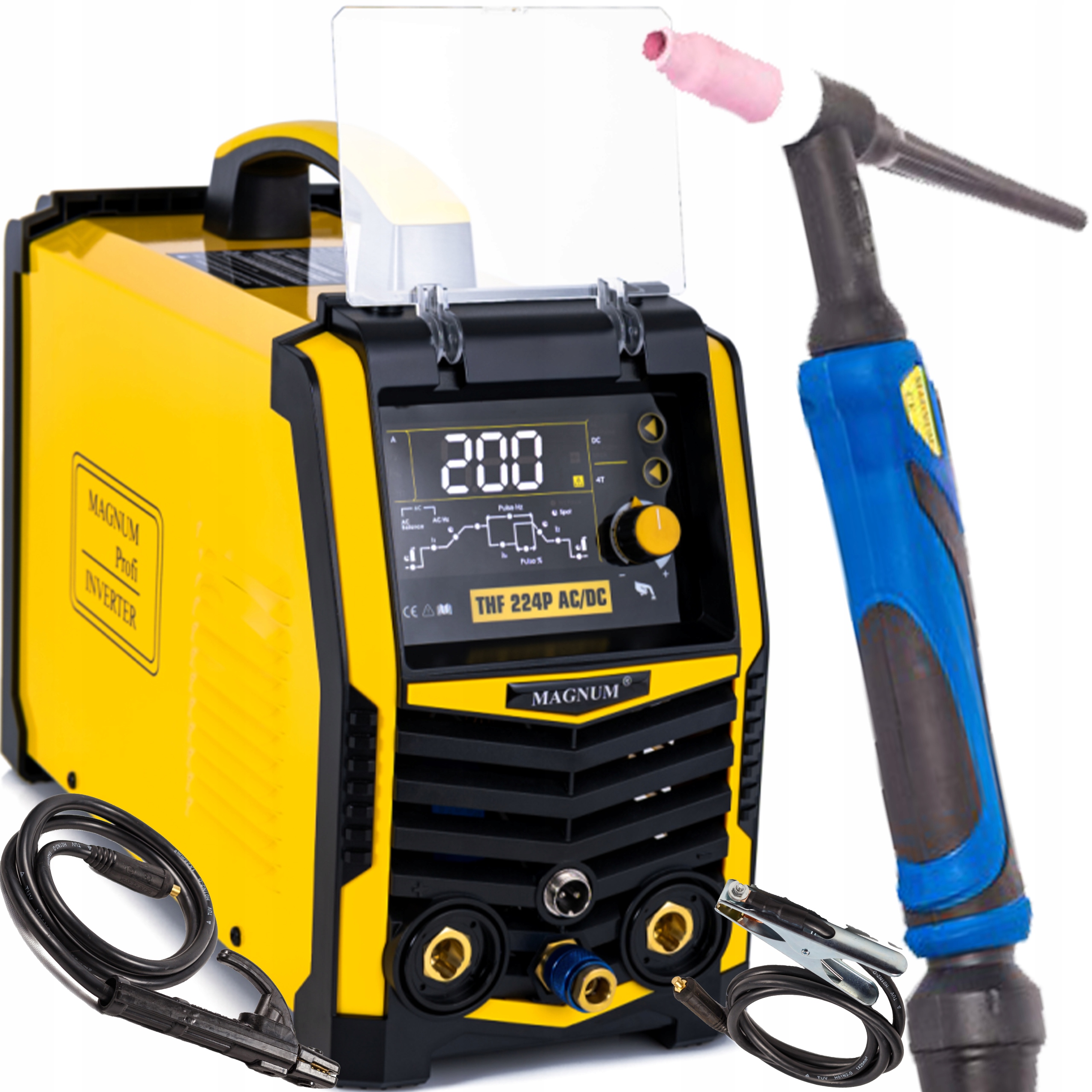 Svařovací stroj na hliník Tig acdc Magnum Thf 224 Puls 230V 200A