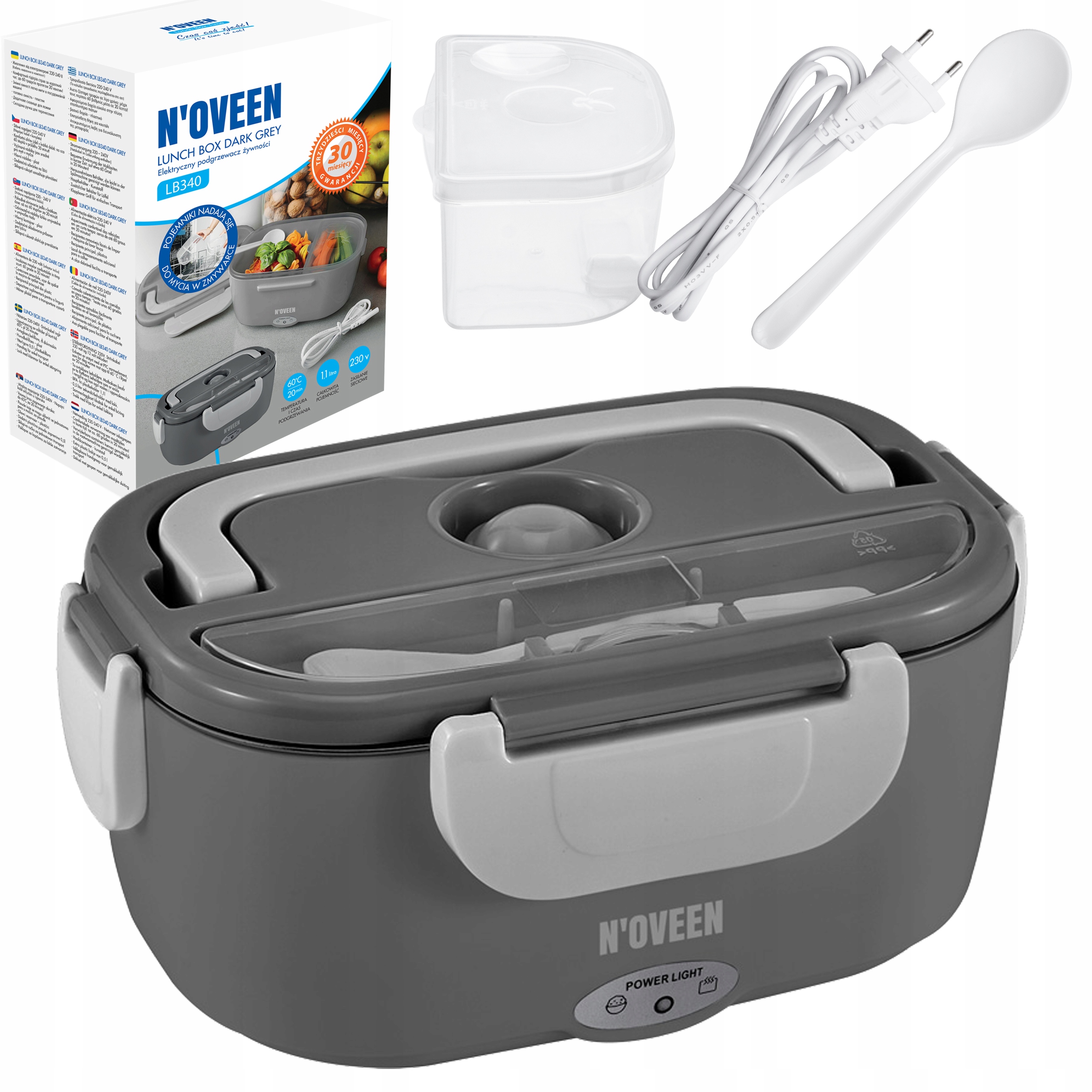 

Elektryczny Lunch Box Pojemnik Termos Obiadowy