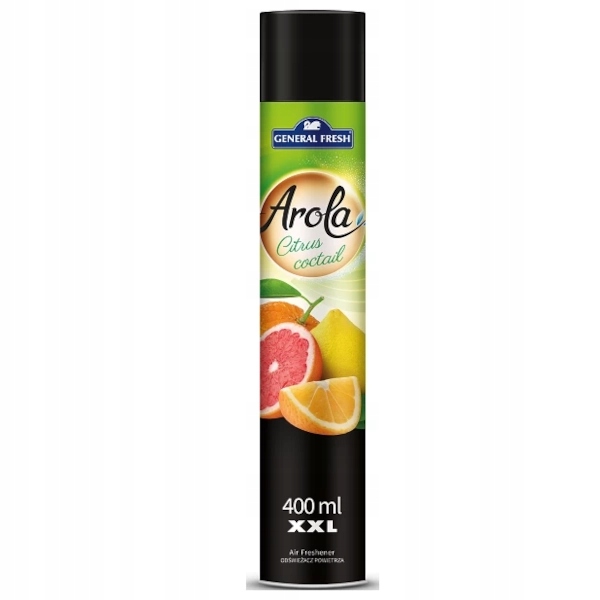 AROLA ODŚWIEŻACZ POWIETRZA 400ML SPRAY CYTRUSOWY KOKTAJL Marka Arola