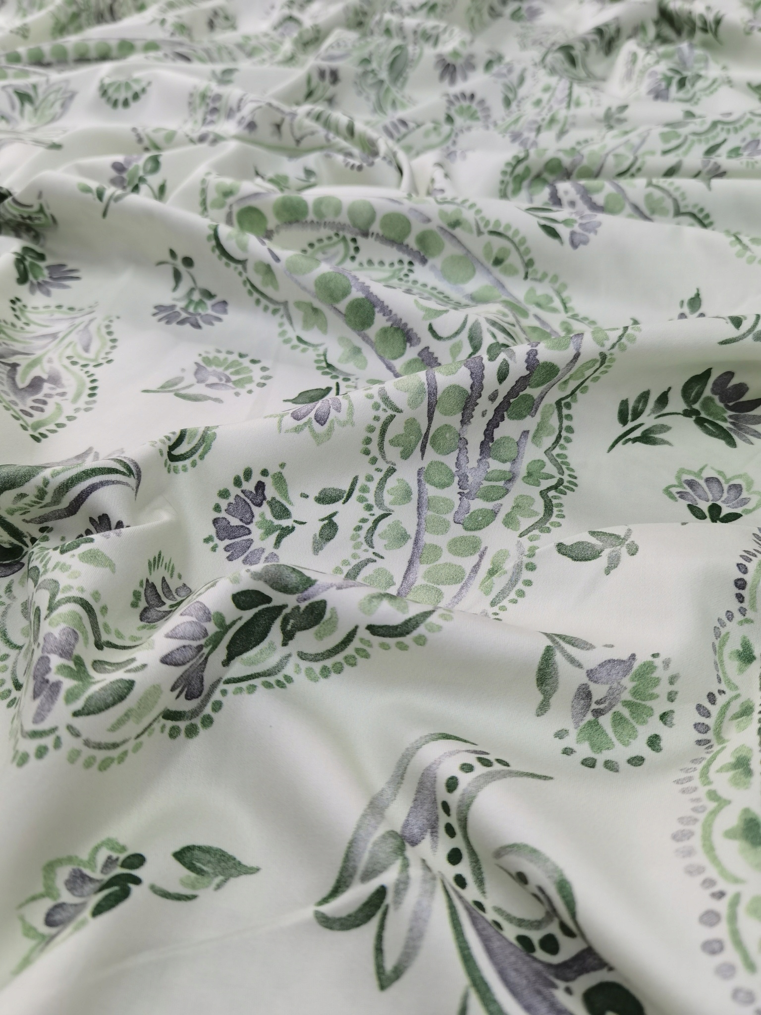 Sada povlečení saténová bavlněná přikrývka 160/200 polštář 70/80 3 dílů