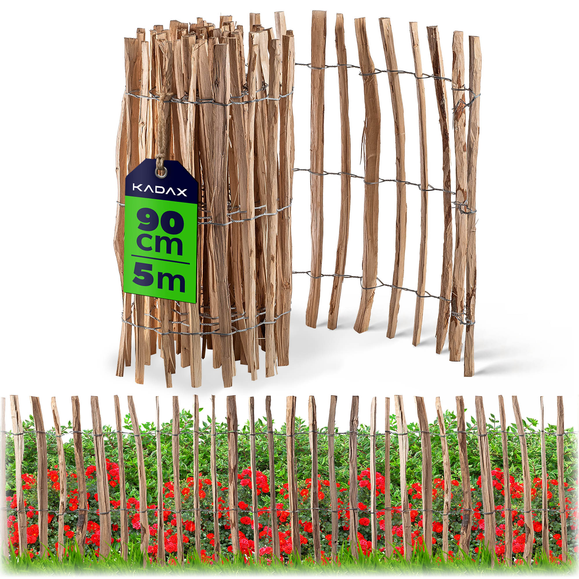 Štaflíkový Plot Zahradní Rolovací Ochranný 500 x 90 4-6 cm