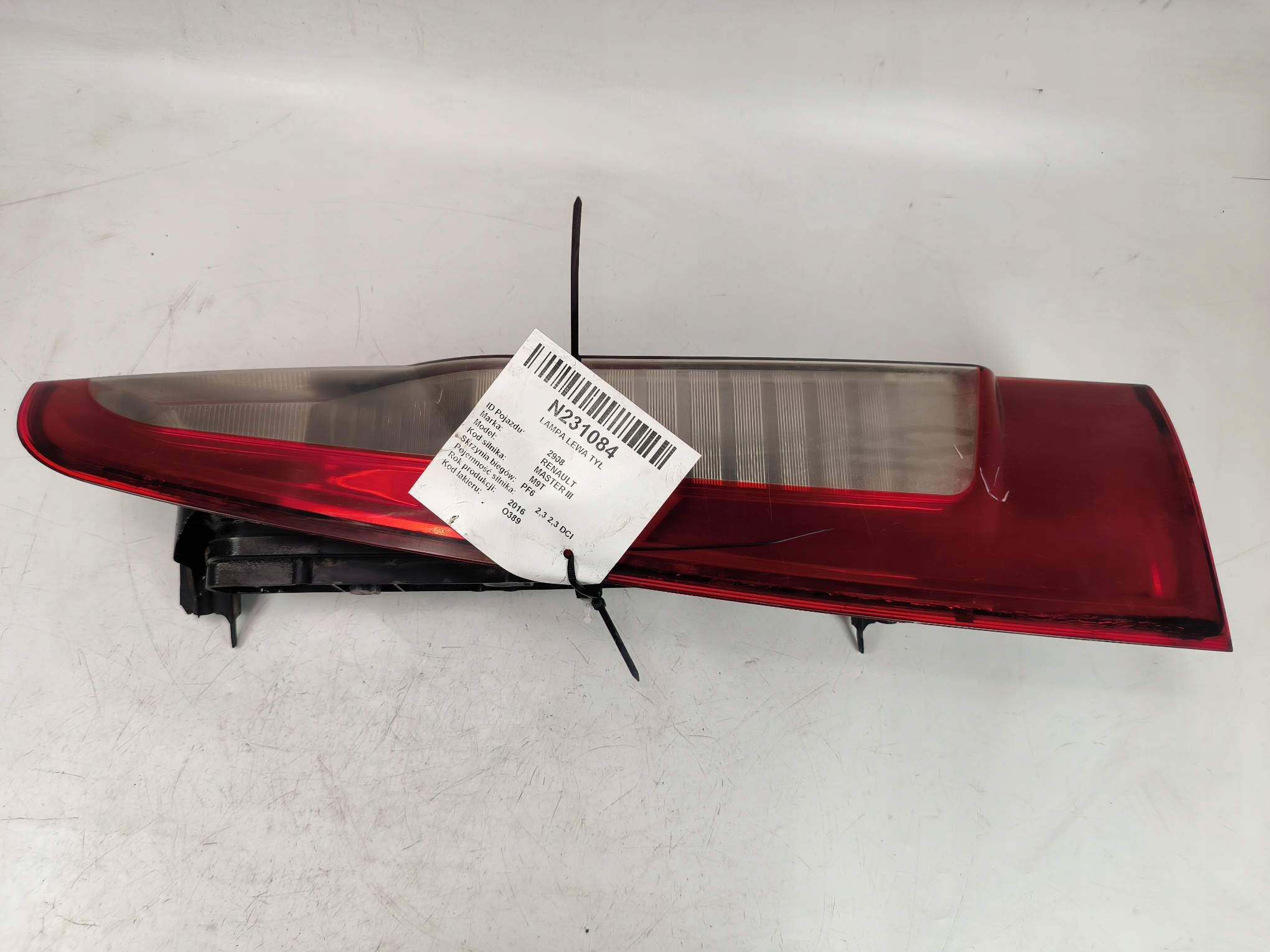 light left rear part 611231 RENAULT MASTER III